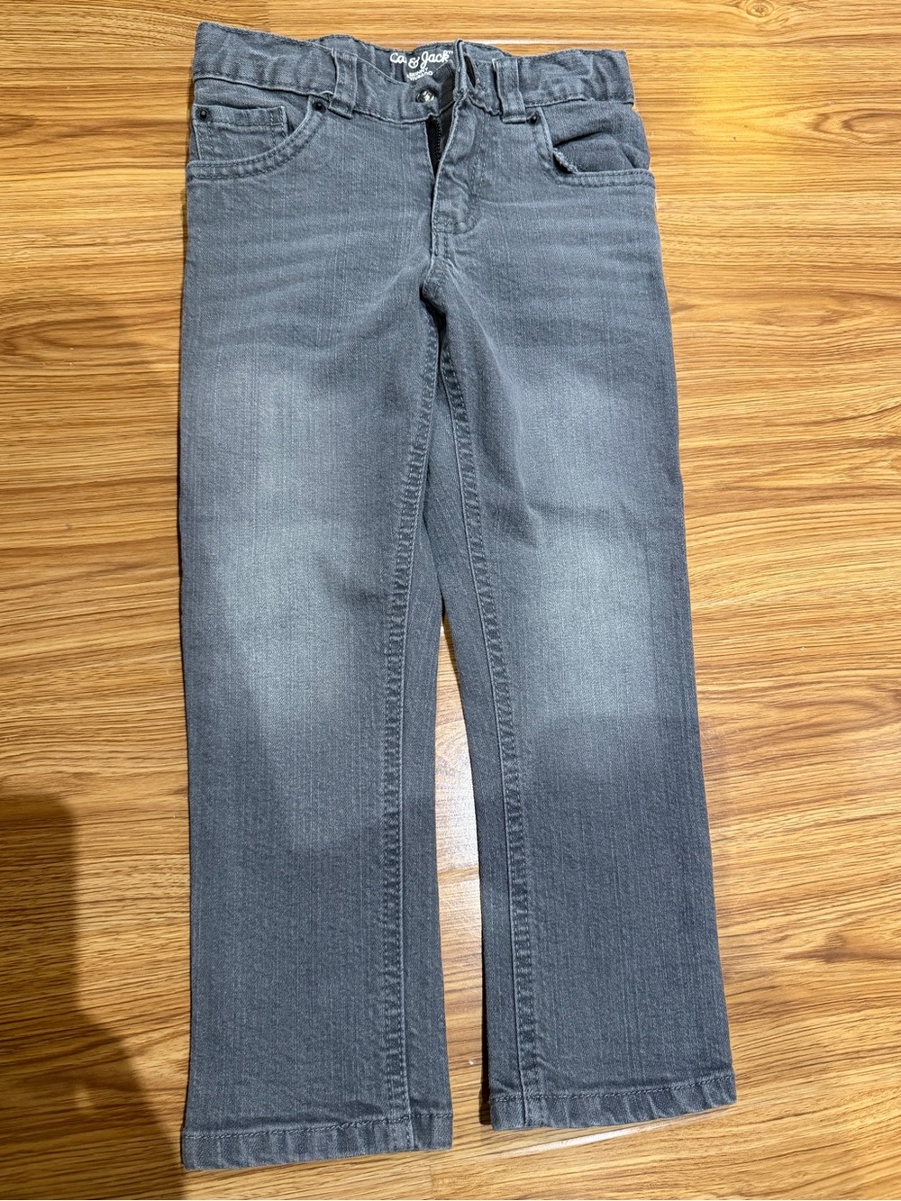 Preloved Boys Gray Straight-Leg Jeans